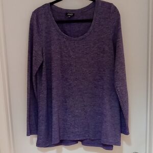 Jones New York Long Sleeve Purple Top Size Xl